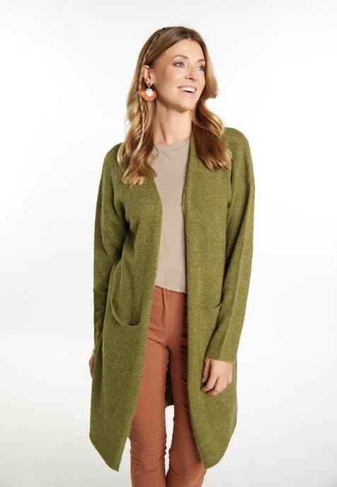 usha Longcardigan Dames olijf - Image 3