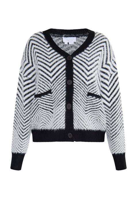 usha Vest Dames zwart wit - Image 1