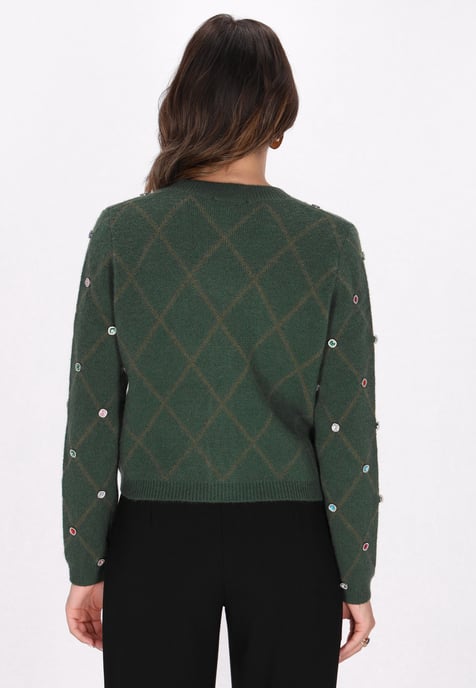 Faina Vest Dames donkergroen - Image 4