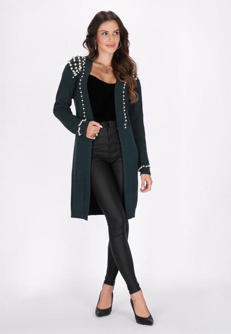 Faina Vest Dames donkergroen - Image 2