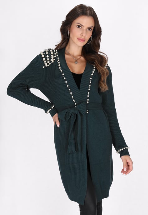 Faina Vest Dames donkergroen - Image 3
