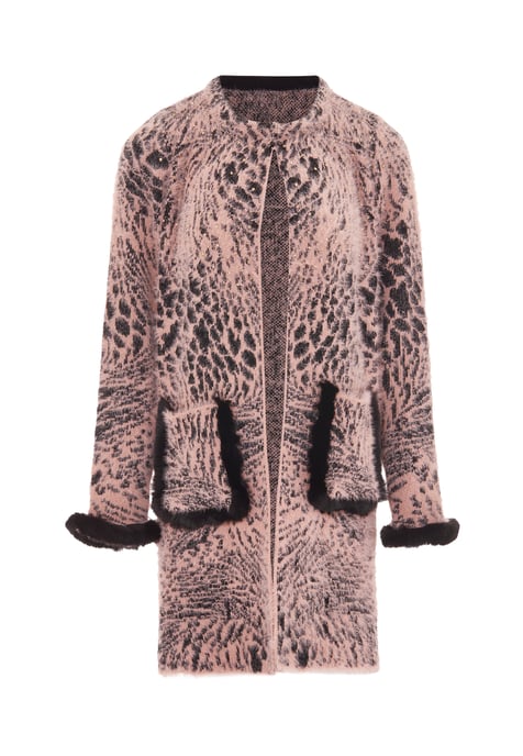 Faina Vest Dames roze/zwart - Image 1