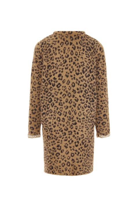 Faina Vest Dames Camel zwart - Image 2