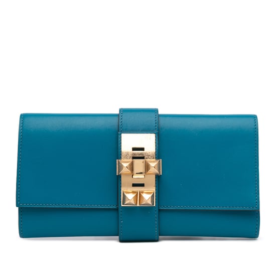 Herms Leather Clutch - Image 1