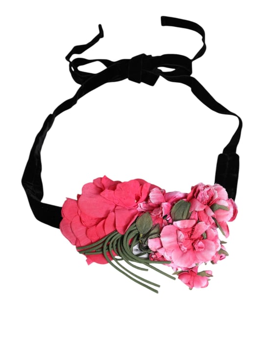 Florale Velvet Choker Ketting - Image 3