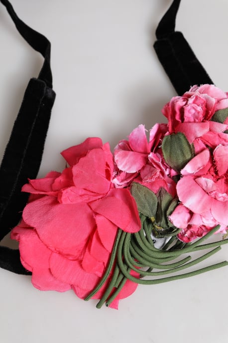 Florale Velvet Choker Ketting - Image 4