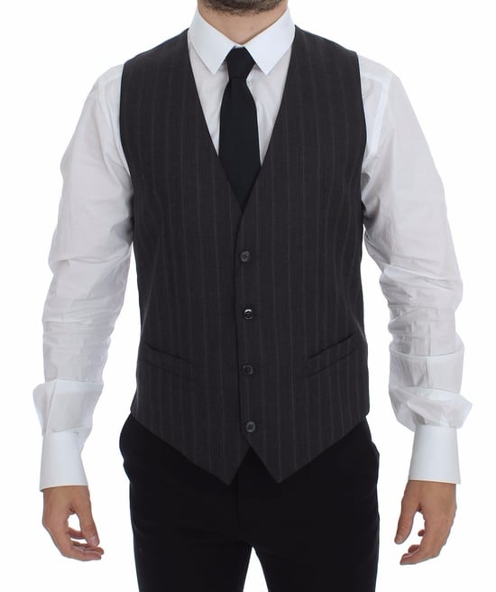 Grijs Gestreept Vest - Image 1