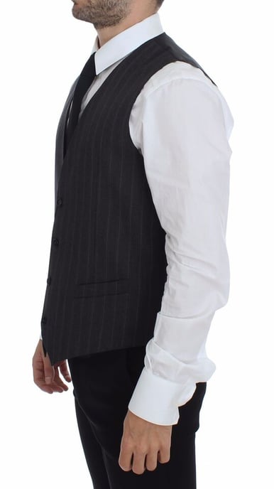 Grijs Gestreept Vest - Image 4