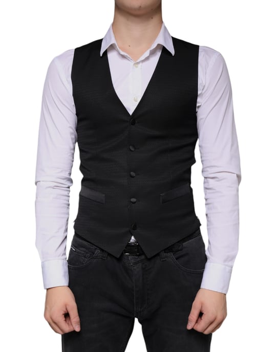 Zwart Classicfit Vest - Image 1