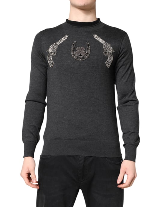 Guns Klavertrek Paardenhoef Sweater - Image 1
