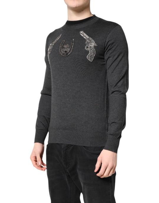 Guns Klavertrek Paardenhoef Sweater - Image 3