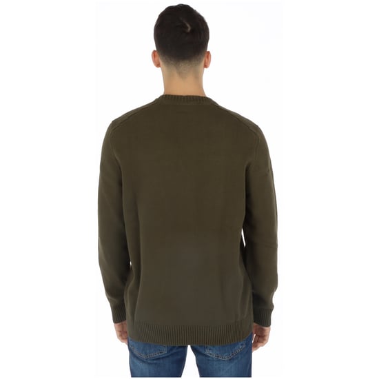 Crew Neck Jumper Olive Lm703 - Image 3