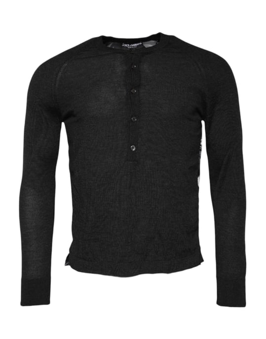 Henley Stickad Tröja - Image 2