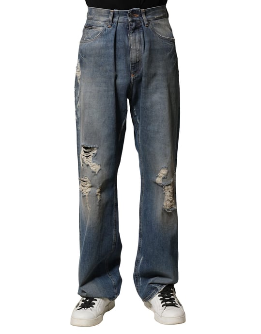 Ripped Denim Jeans - Image 2