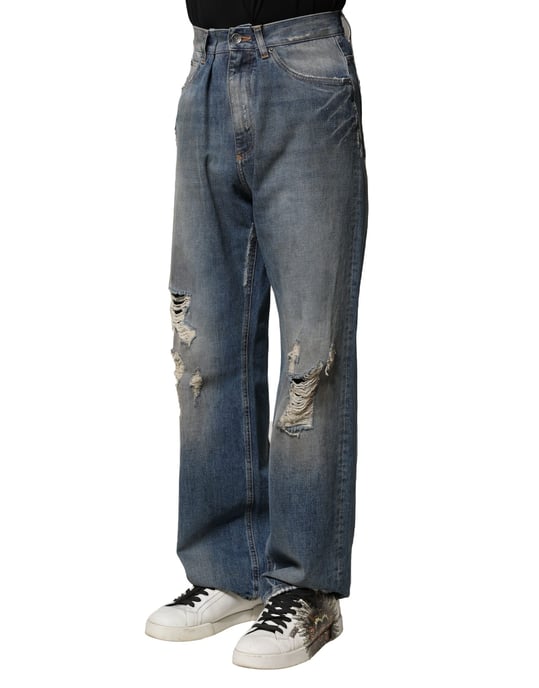 Ripped Denim Jeans - Image 3