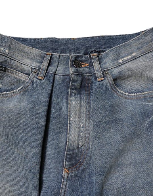 Ripped Denim Jeans - Image 5