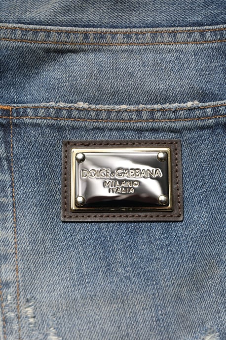 Ripped Denim Jeans - Image 6
