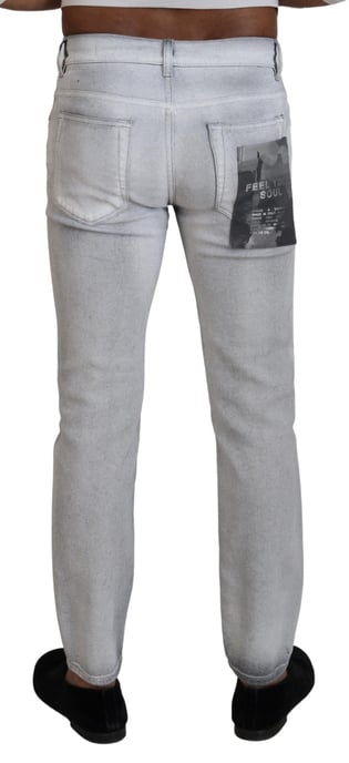 Rechtaflopende Jeans met Camouflage Detail - Image 3