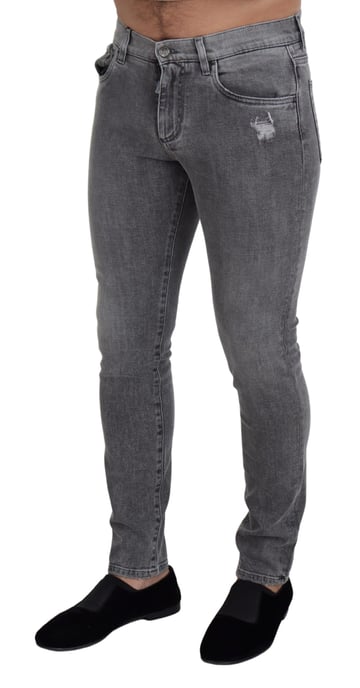 Slim Fit Versleten Jeans - Image 2