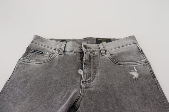Slim Fit Versleten Jeans - Image 4