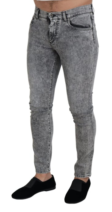 Slim Fit Acid Wash Jeans - Image 3