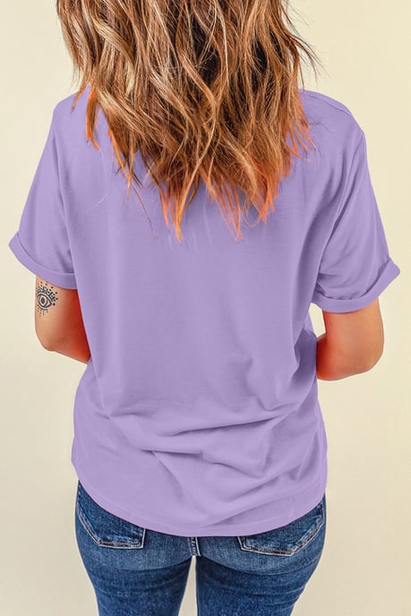Mardi Gras Paillett-T-shirt Avslappnad Passform - Image 5