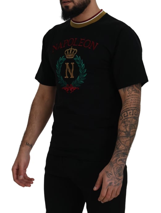 Napoleon T-shirt med broderad krona - Image 2