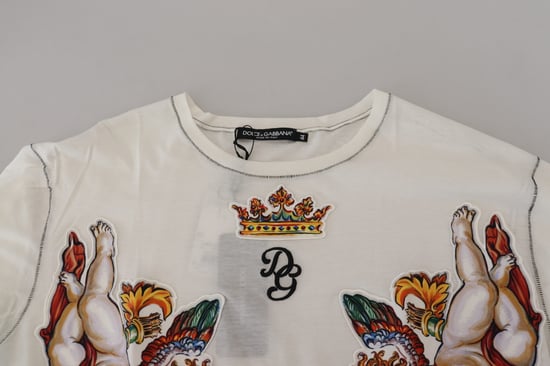 Avslappnad T-shirt med Cherubs-design - Image 6