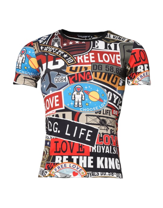Collage Patchwork Grafische T-shirt - Image 2