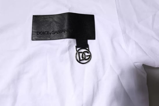 Kortärmad T-shirt med rund hals - Image 5