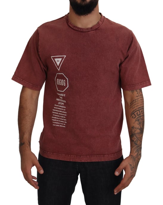 Grafisk T-shirt med Stoppskylttryck - Image 1