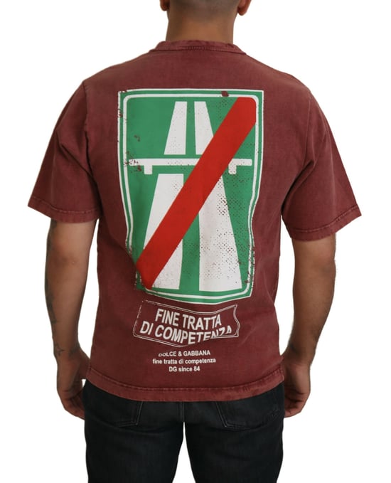 Grafisk T-shirt med Stoppskylttryck - Image 3
