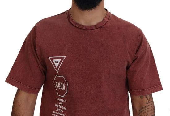 Grafisk T-shirt med Stoppskylttryck - Image 4