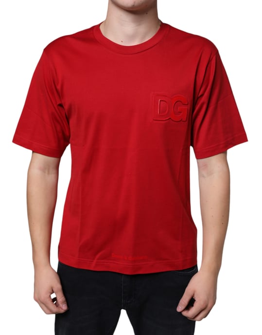 Dg Logotryck T-shirt Röd - Image 2