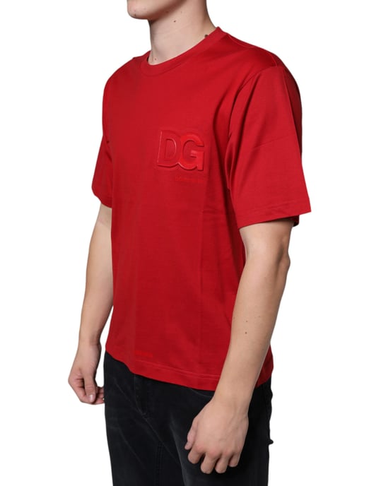 Dg Logotryck T-shirt Röd - Image 3
