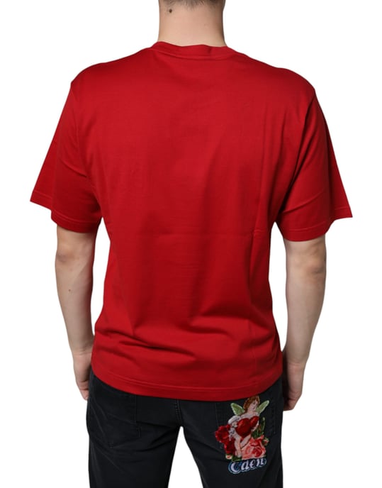 Dg Logotryck T-shirt Röd - Image 4