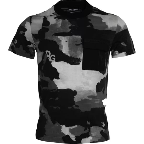 Kamouflagemönstrad Pocket T-shirt - Image 1