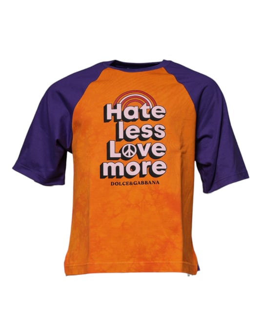Hata mindre, älska mer tie-dye t-shirt - Image 2