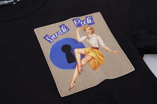 Sneak Peek Nyckelhåls Grafik T-shirt - Image 6