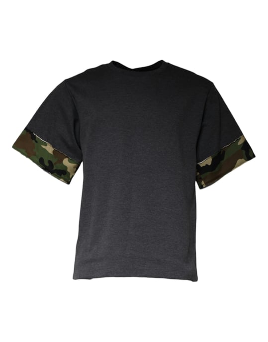 Kamouflage ärm kortärmad t-shirt - Image 2