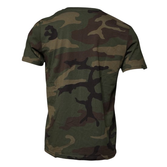 Camouflage T-shirt Korte Mouwen Rund Nek - Image 4