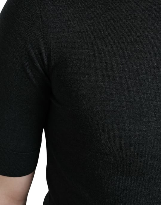 Crew Neck Gebreid T-shirt Tsh84602 - Image 5