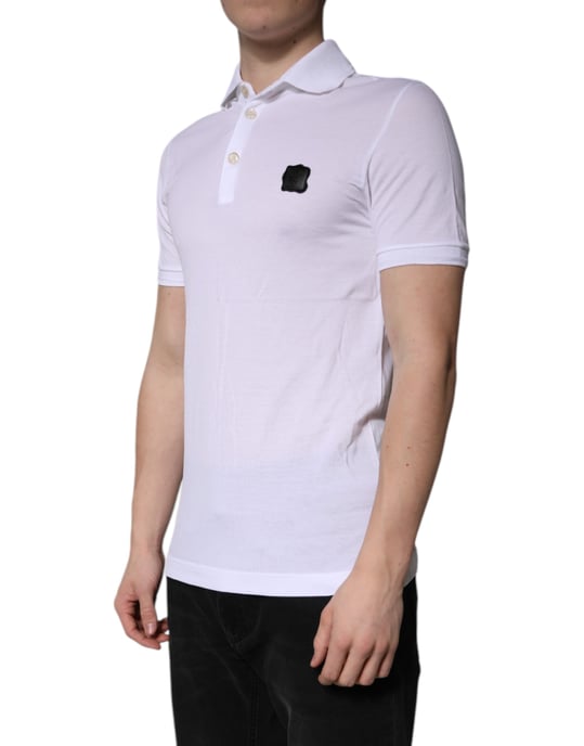 Korte Mouwen Polo Shirt Met Patchdetail - Image 3