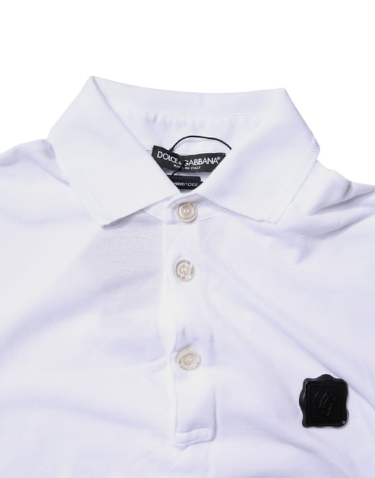 Korte Mouwen Polo Shirt Met Patchdetail - Image 6
