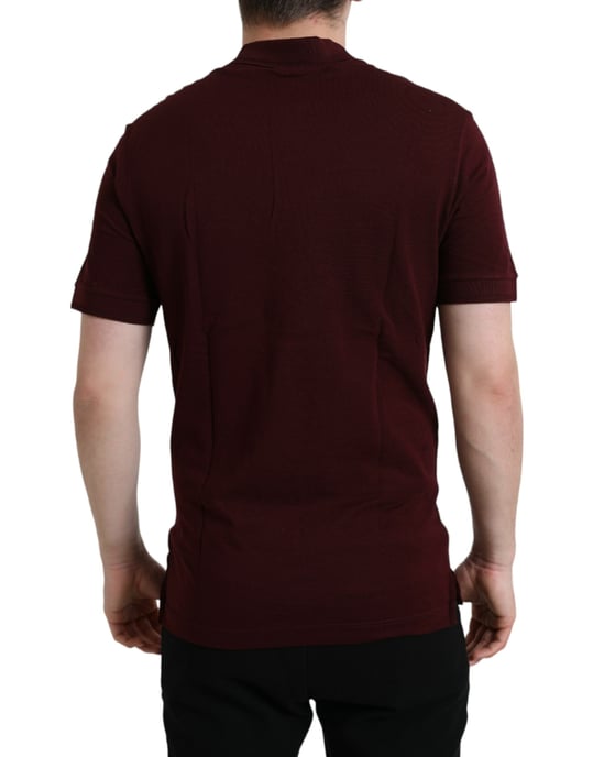 Polo Shirt Bordeaux Korte Mouwen - Image 3