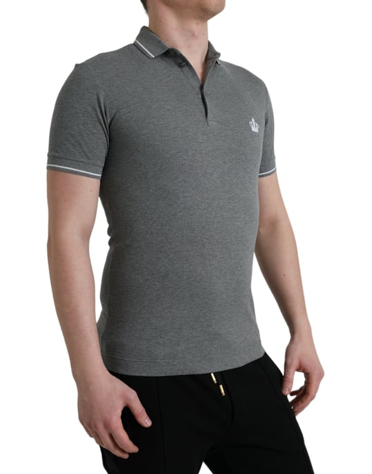 Kroon Polo Shirt Grijs Korte Mouwen - Image 2