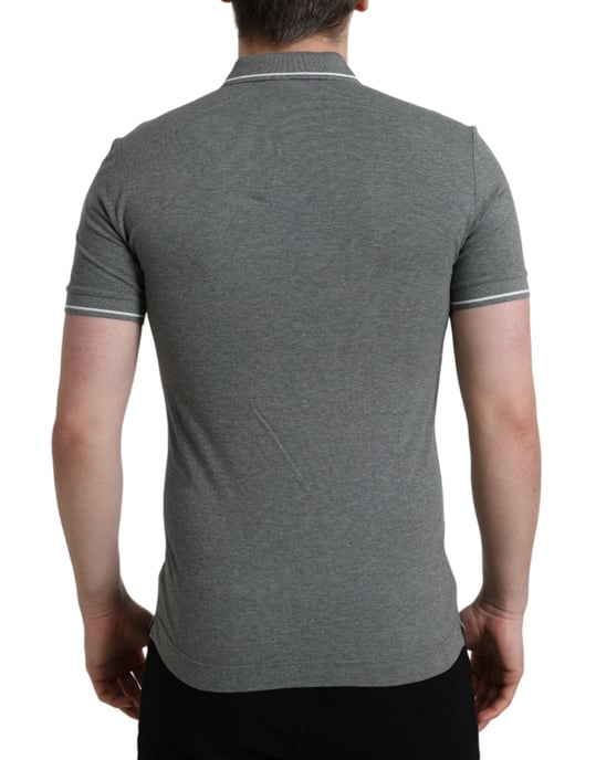 Kroon Polo Shirt Grijs Korte Mouwen - Image 3