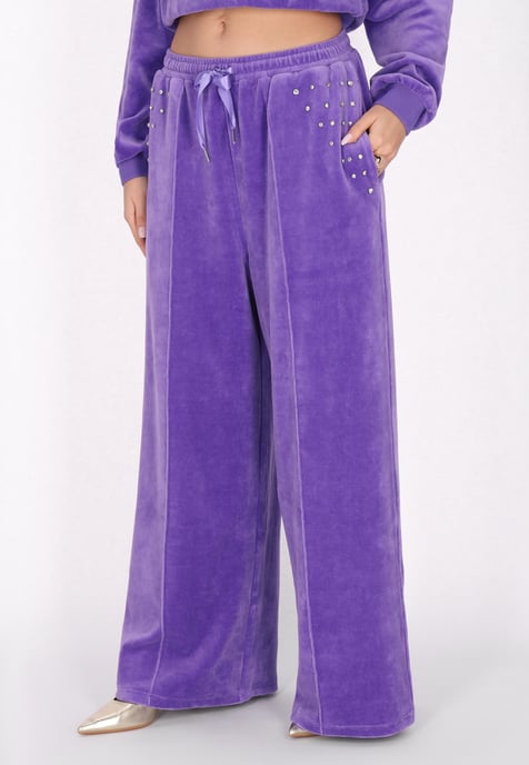Faina Broek vrouwen Violet - Image 3