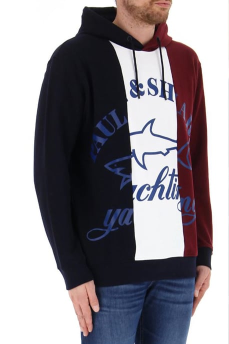 Yachting Tricolor Paneel Hoodie - Image 3
