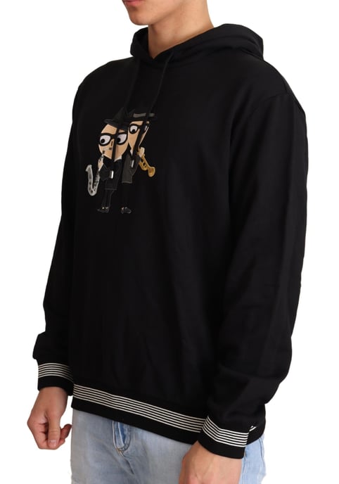 Muzikant Print Hoodie Tsh6398 - Image 2